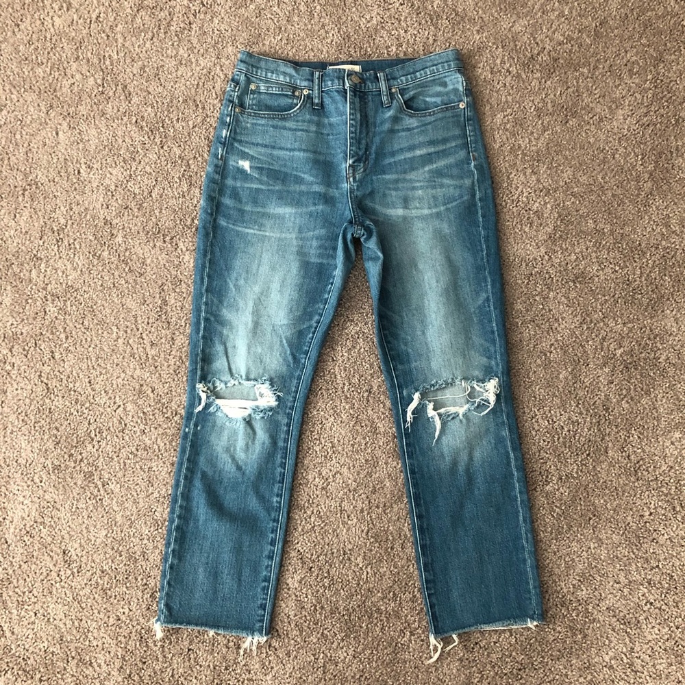Madewell The High Rise Slim Boyfriend Jeans